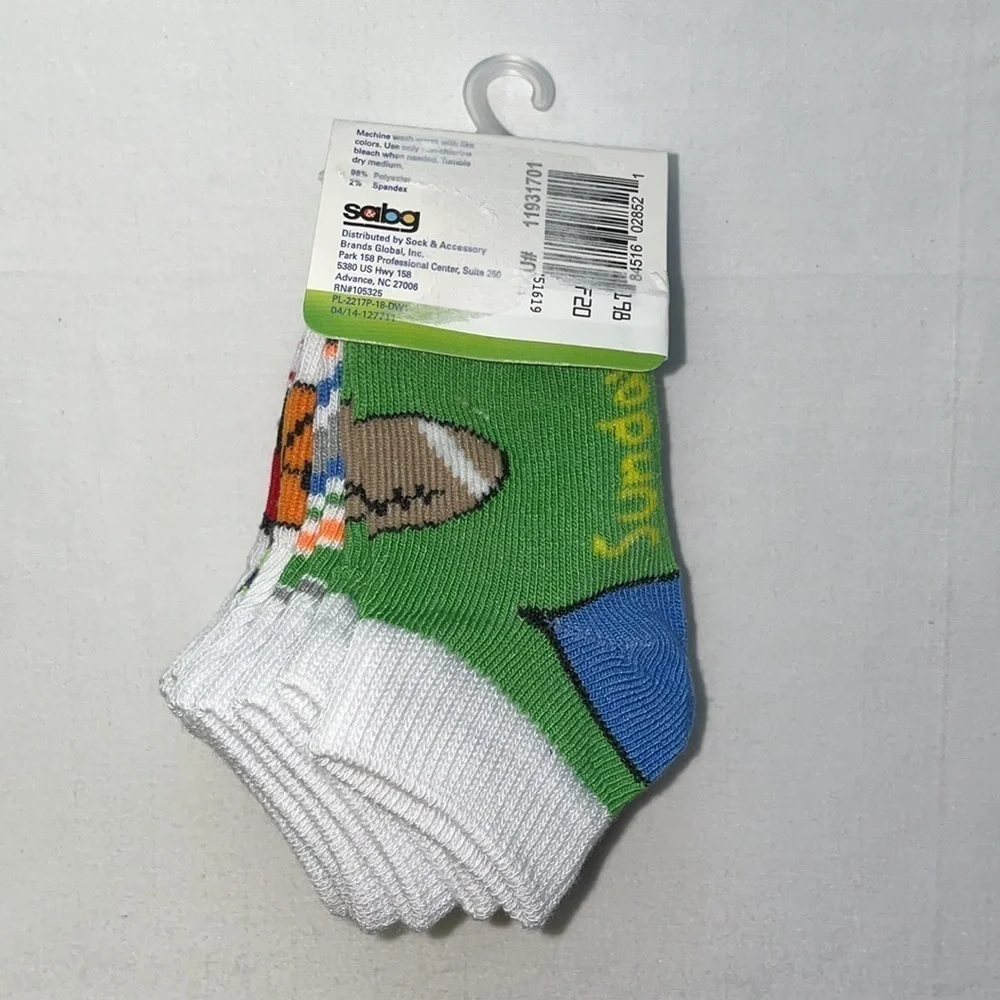 New Kids 7 Days of the Week Socks 6 - 18 Months